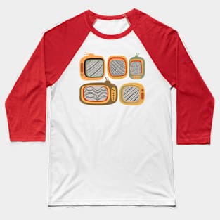 Retro TVs Baseball T-Shirt